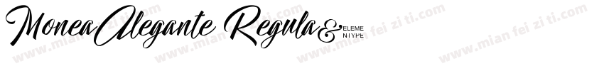MoneaAlegante Regula字体转换